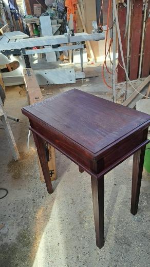 Mueble en proceso de terminación
